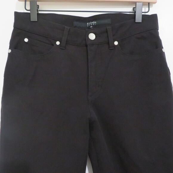 Escada Womens Sz EU Sz 36 US Sz 4 Black Linda Pants Straight Leg Pants - Picture 3 of 7